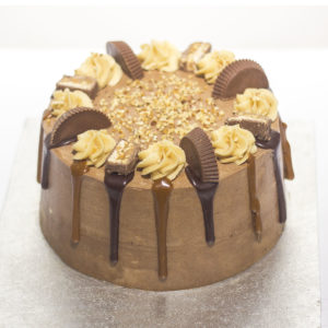 Snickers Reeces Cake