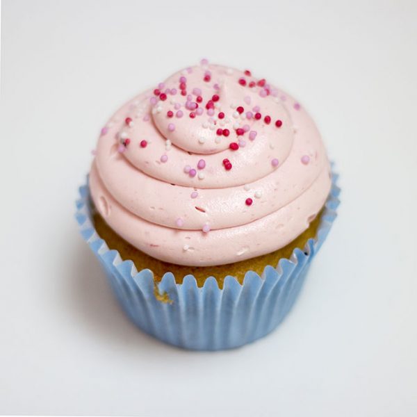 gluten free strawberry cupcake