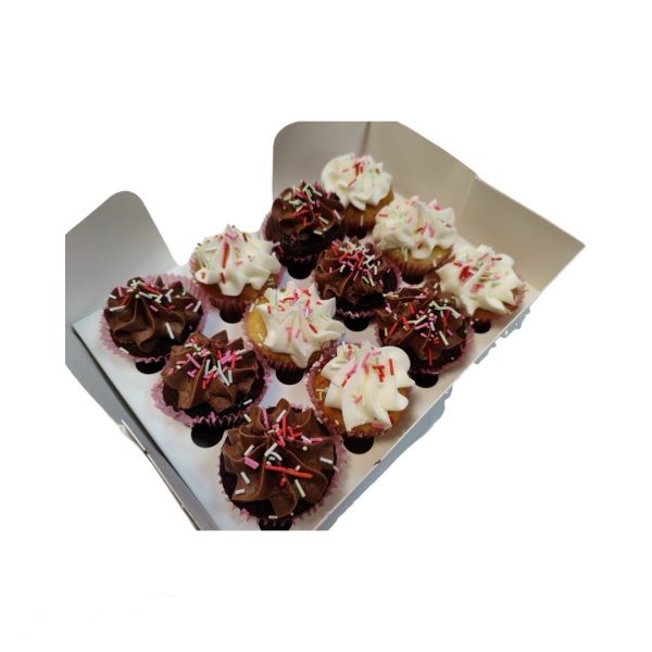 12 Mini Cupcake Boxes