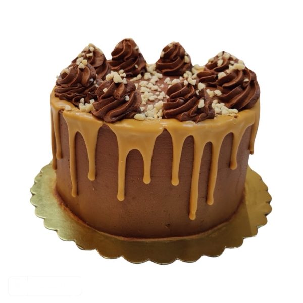 Vegan Chocolate & Peanut Butter Cake