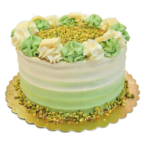 Pistachio & White Chocolate Cake