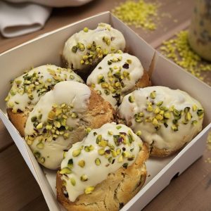 Pistachio & White Chocolate Cookies