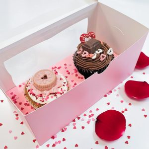 Valentine's Mixed Box of 2 Cupcakes